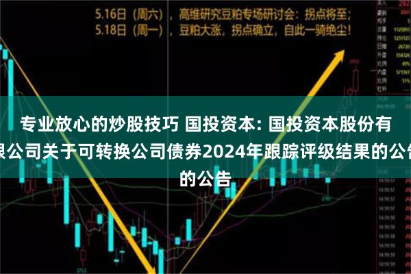 专业放心的炒股技巧 国投资本: 国投资本股份有限公司关于可转换公司债券2024年跟踪评级结果的公告