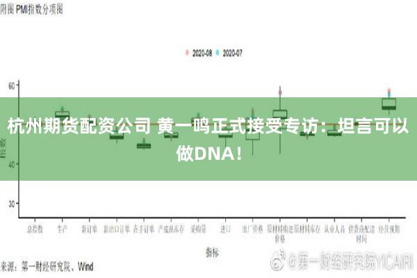 杭州期货配资公司 黄一鸣正式接受专访：坦言可以做DNA！