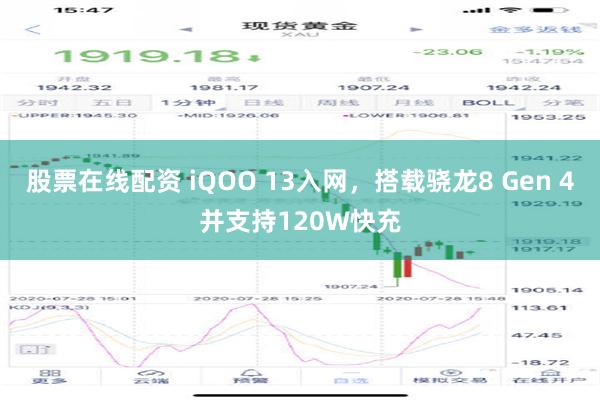 股票在线配资 iQOO 13入网，搭载骁龙8 Gen 4并支持120W快充