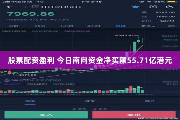 股票配资盈利 今日南向资金净买额55.71亿港元